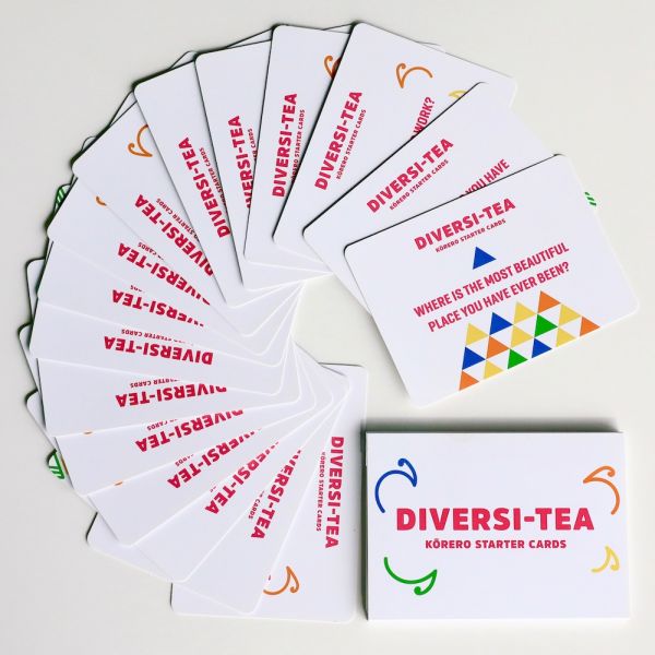 Diversi-Tea Kōrero Starter cards to download