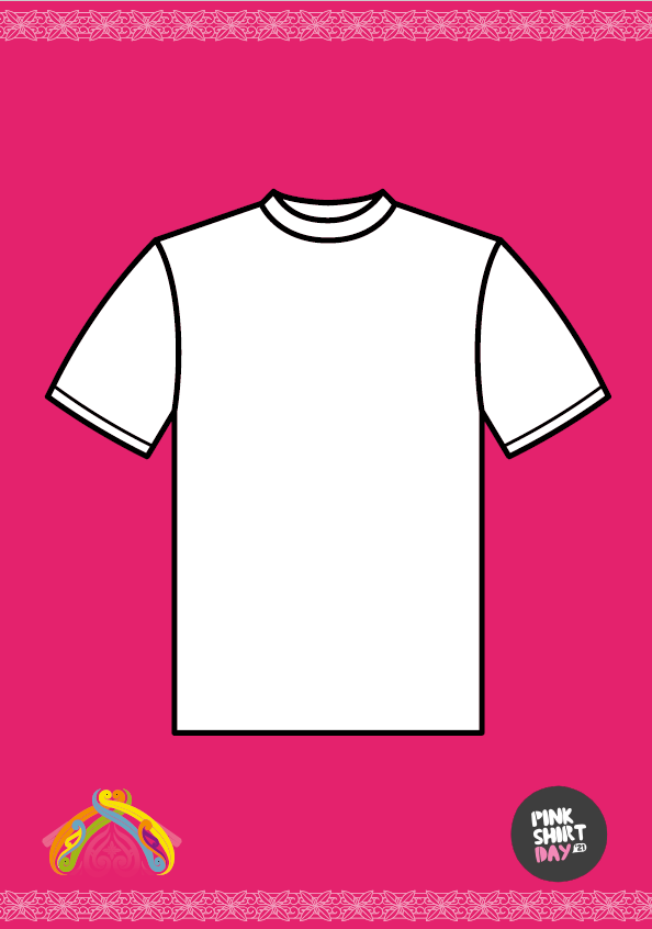 T-shirt outline poster